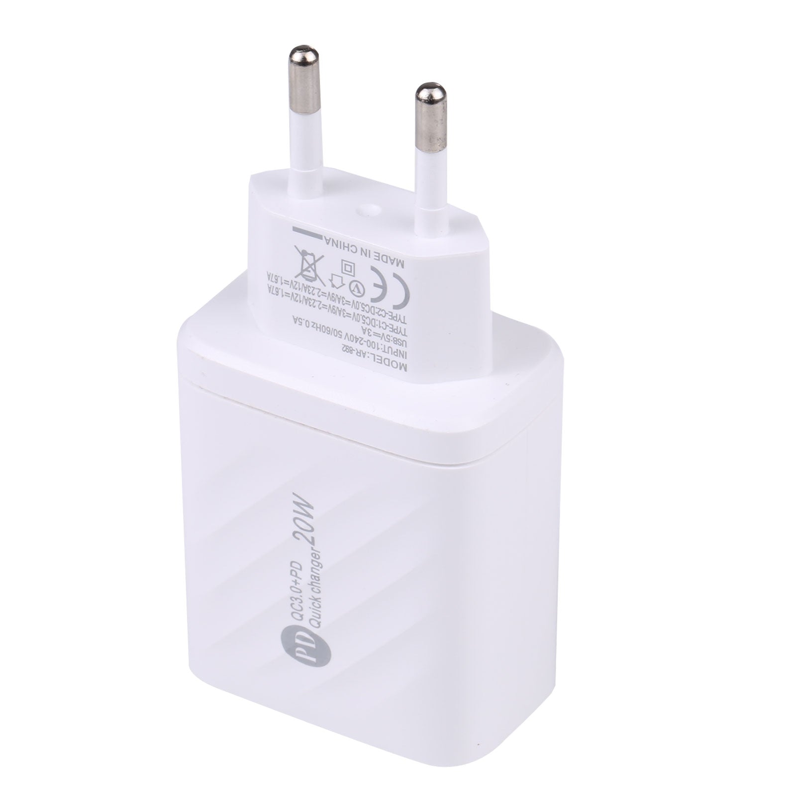 Charger 2x USB-C 1x UBS-A white