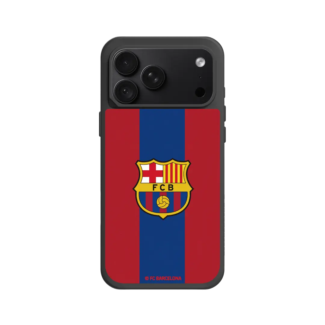 iPhone 18 Pro Max / iPhone 17 Pro Max - Custodia RhinoShield SolidX - FC Barcelona Crest