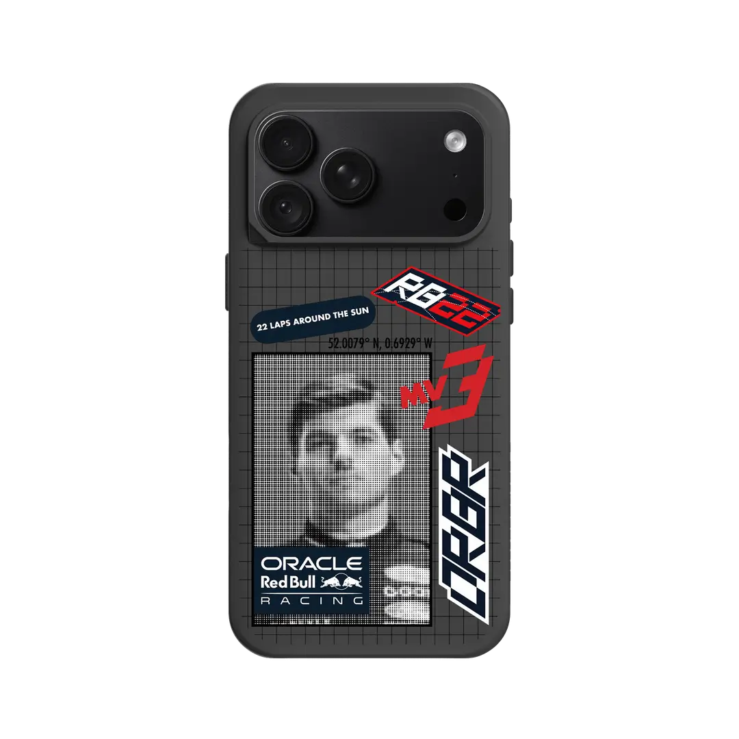 iPhone 18 Pro Max / iPhone 17 Pro Max - Coque RhinoShield SolidX - Oracle Red Bull Racing Max Verstappen MV1