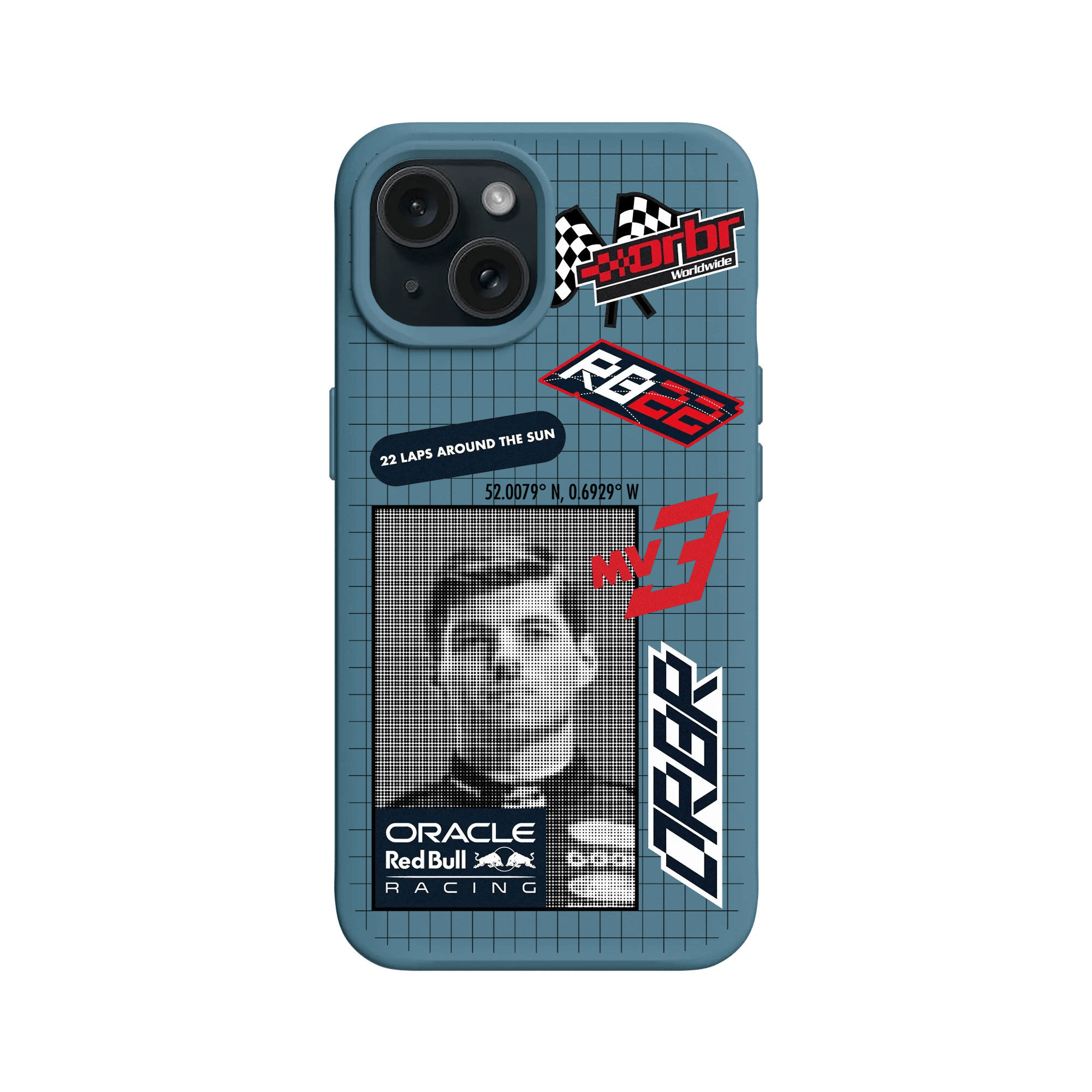 iPhone 15 - RhinoShield SolidX Case - Oracle Red Bull Racing Max Verstappen MV1