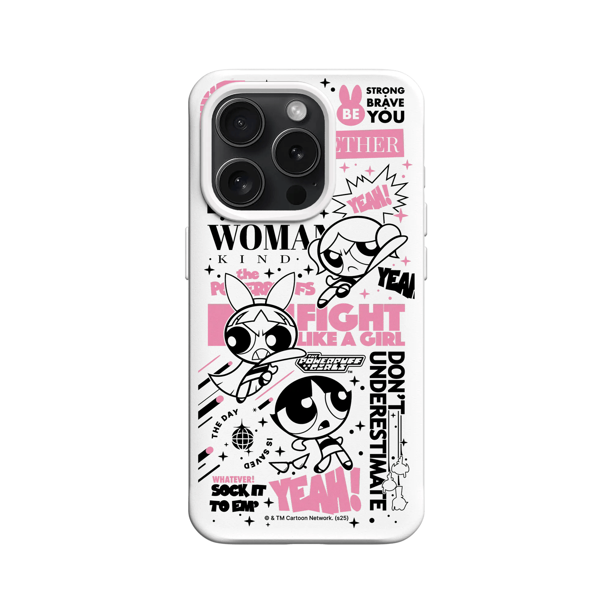 iPhone 15 Pro - RhinoShield SolidX Case - Powerpuff Girls Fight Like a Girl Edition