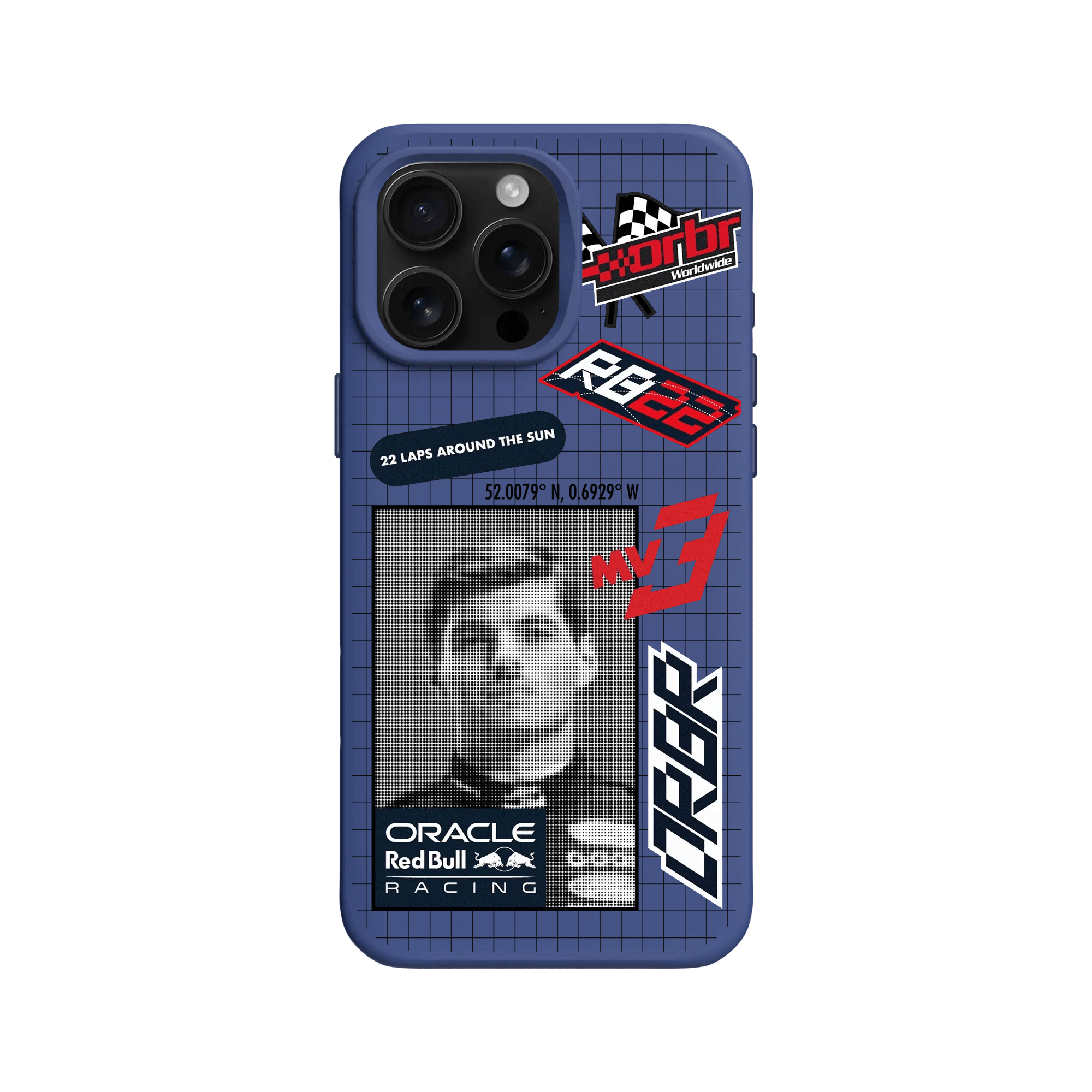 iPhone 16 Pro - RhinoShield SolidX Case - Oracle Red Bull Racing Max Verstappen MV1