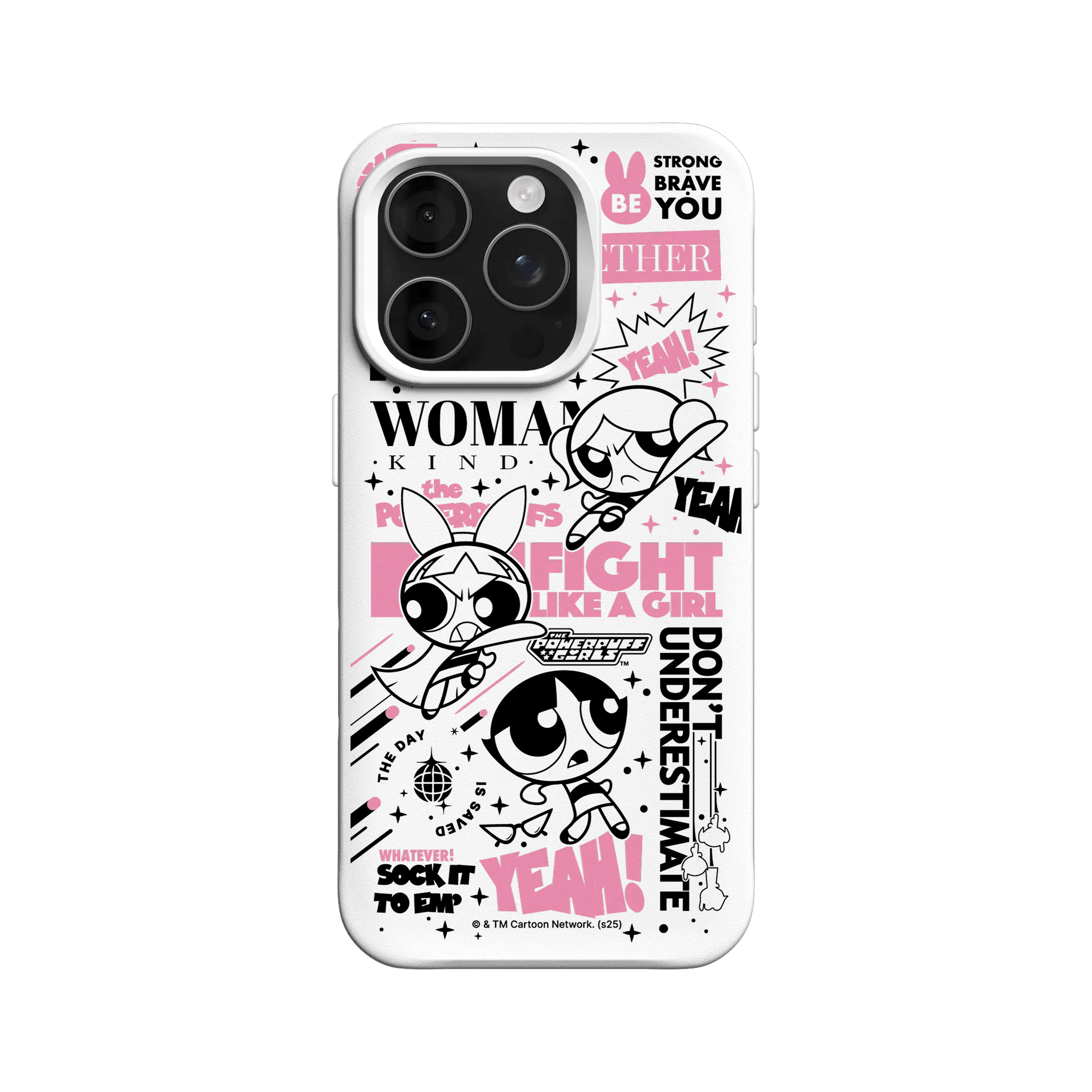 iPhone 16 Pro Max - Coque RhinoShield SolidX - Powerpuff Girls Fight Like a Girl Edition