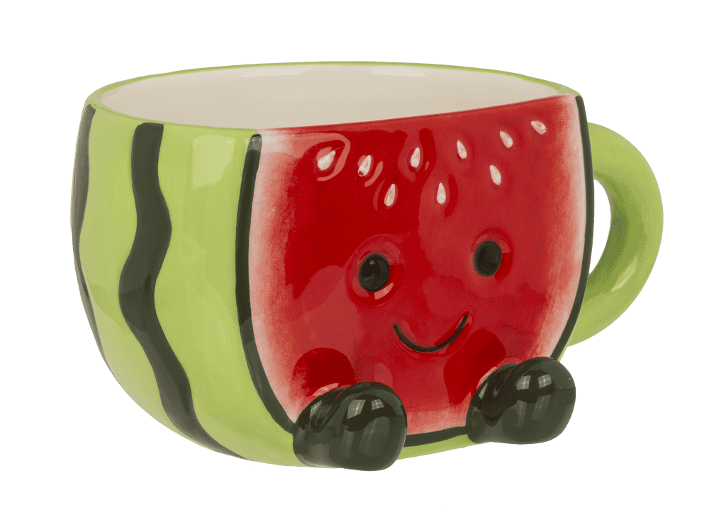 Kawaii Watermelon Mug – Cute Dolomite Cup (370 ml)