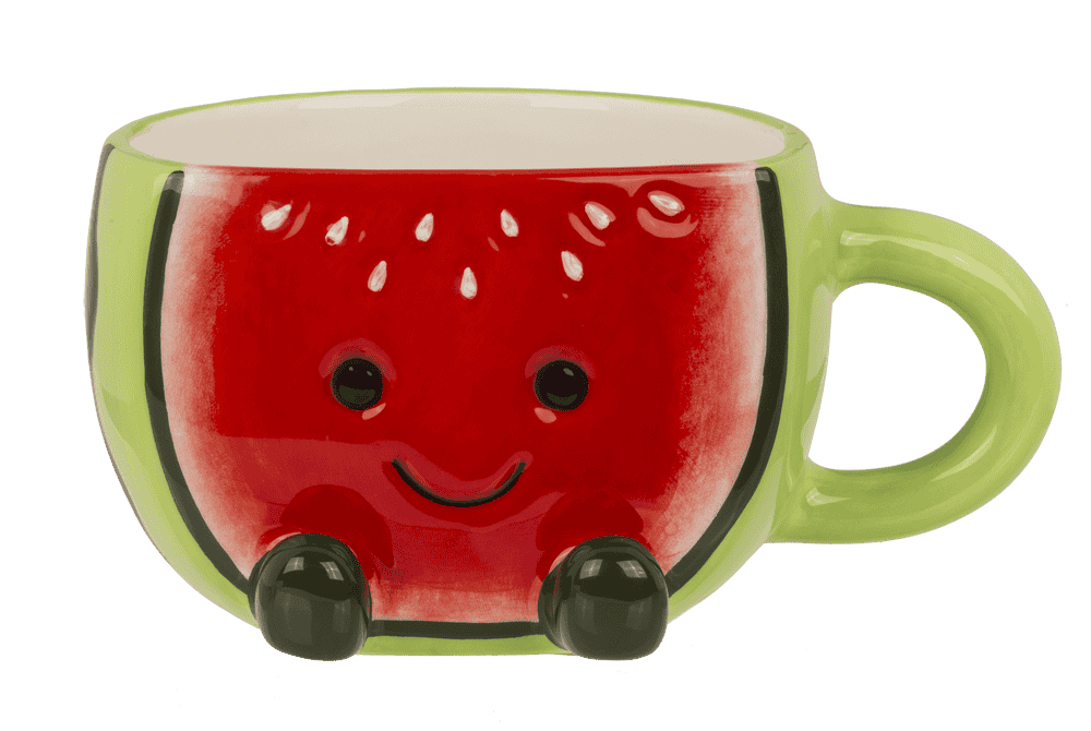 Kawaii Watermelon Mug – Cute Dolomite Cup (370 ml)