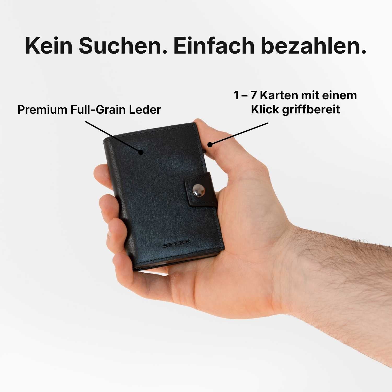 Seekr Slim Wallet with RFID Protection