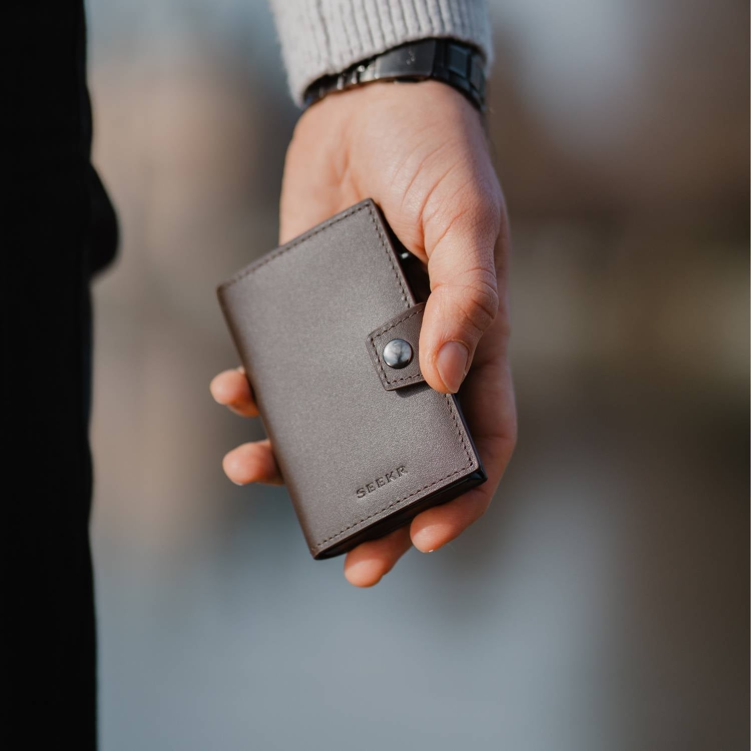 Seekr Slim Wallet with RFID Protection
