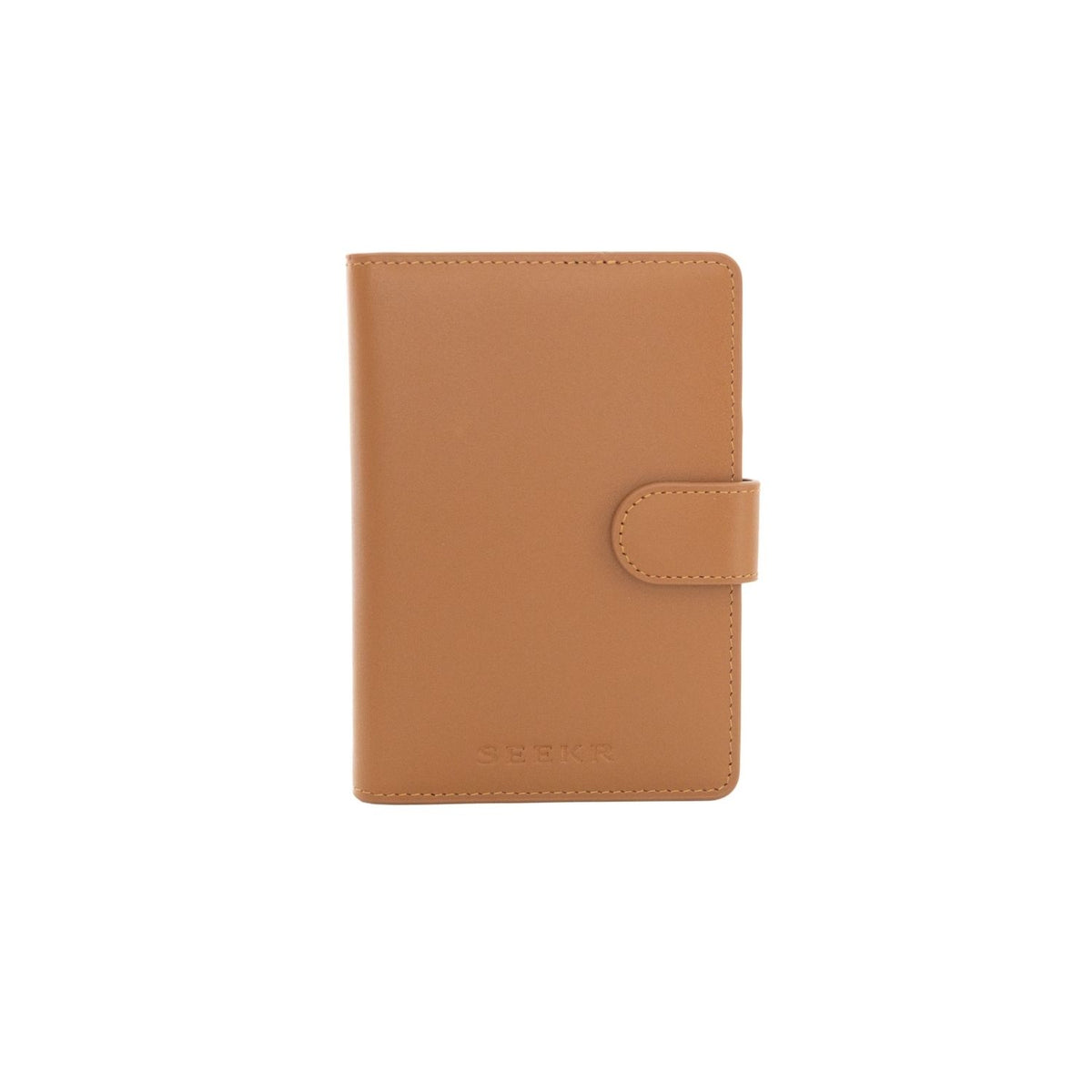 SEEKR Étui pour passeport en cuir premium avec protection RFID