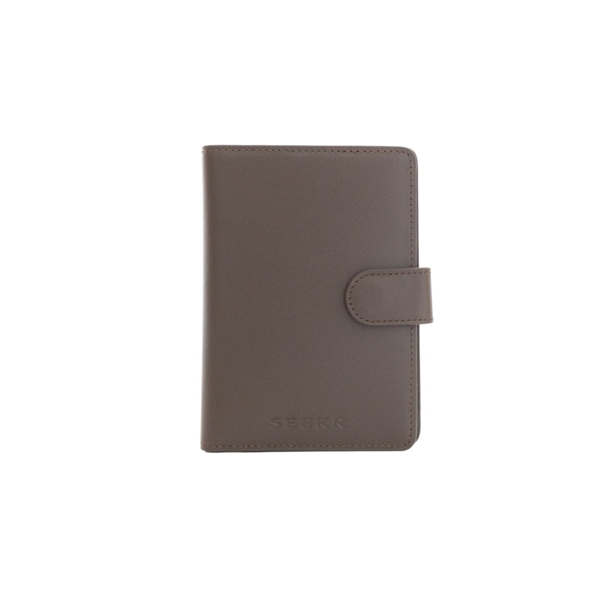SEEKR Étui pour passeport en cuir premium avec protection RFID