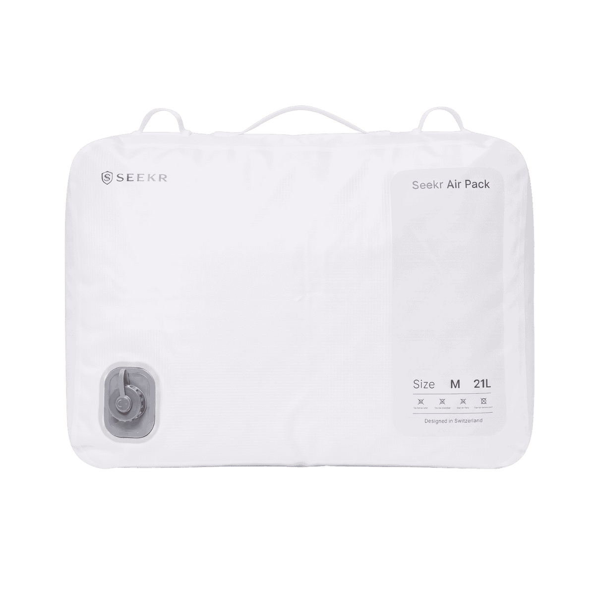 SEEKR AirPack – Vacuum Travel Bag with Integrated USB-C Pump, 21 Litres