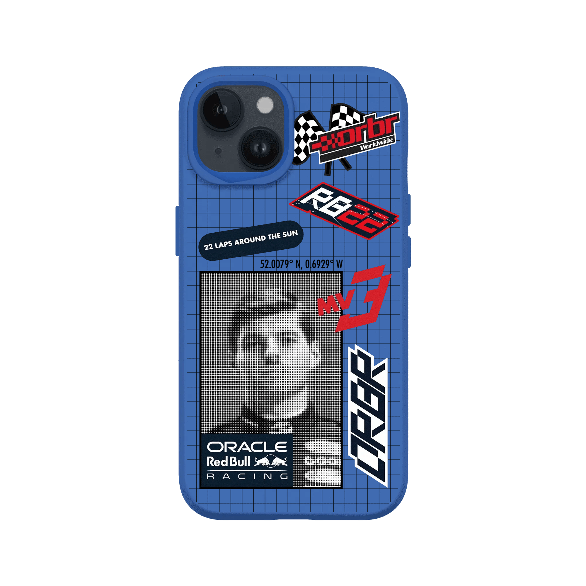 iPhone 14 - RhinoShield SolidX Case - Oracle Red Bull Racing Max Verstappen MV1