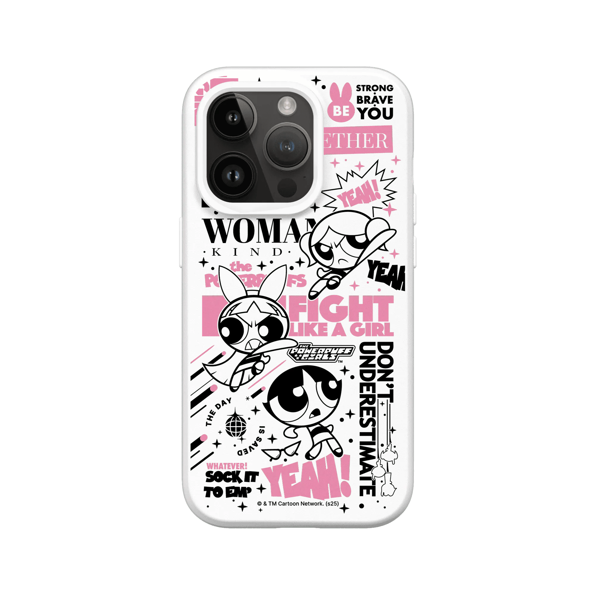 iPhone 14 Pro - Coque RhinoShield SolidX - Powerpuff Girls Fight Like a Girl Edition
