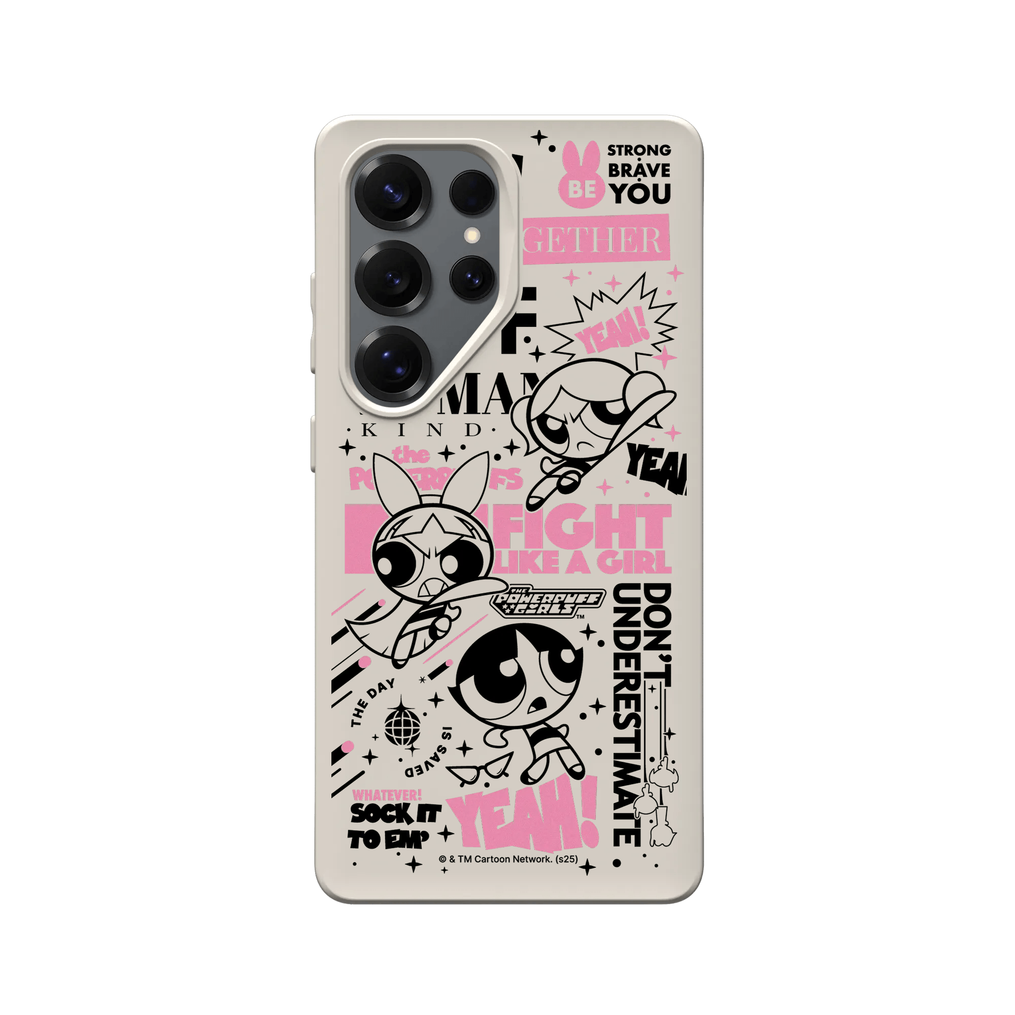 Galaxy S25 Ultra - Coque RhinoShield SolidX - Powerpuff Girls Fight Like a Girl Edition