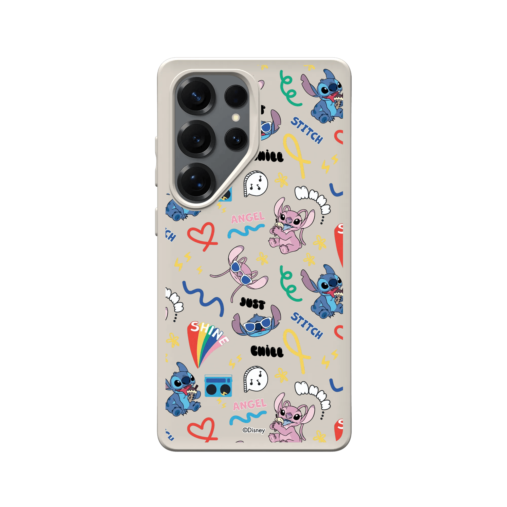 Galaxy S25 Ultra - Coque RhinoShield SolidX - Disney Stitch & Angel Graffiti Edition
