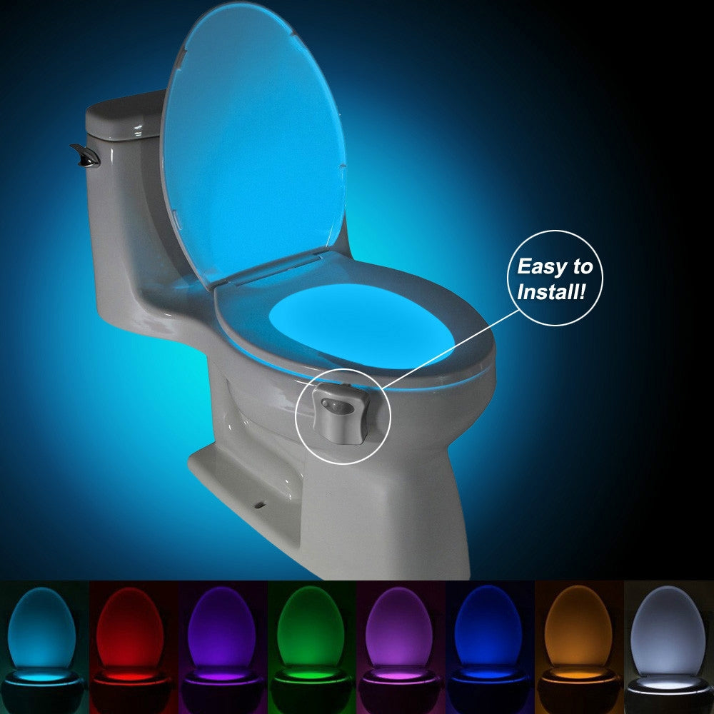 Toilet WC night light with sensor