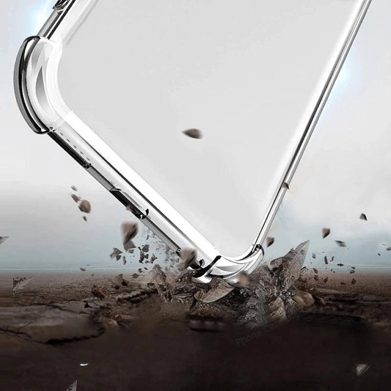 Das transparente Cover-Discount Galaxy Z Flip7 - Silikon Gummi Case absorbiert Stöße und hält Ihr Handy dank Antifingerprint-Schutz sauber - selbst nach Stürzen, bei denen Staub und Schmutz herumfliegen.