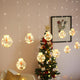 christmas baubles curtain fairy lights 3m white