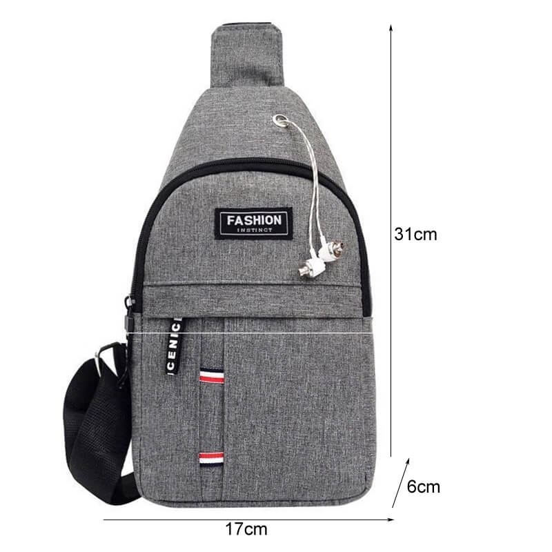 Shoulder bag chest bag casual canvas