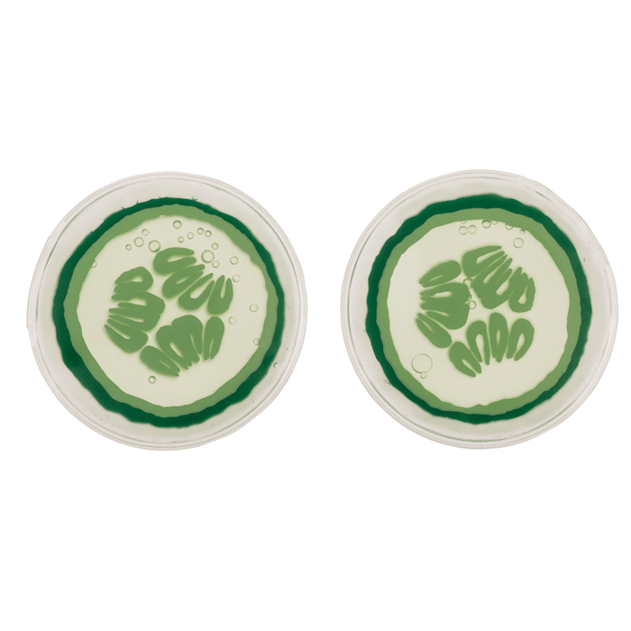 Spa eye pads hot & cold in cucumber design