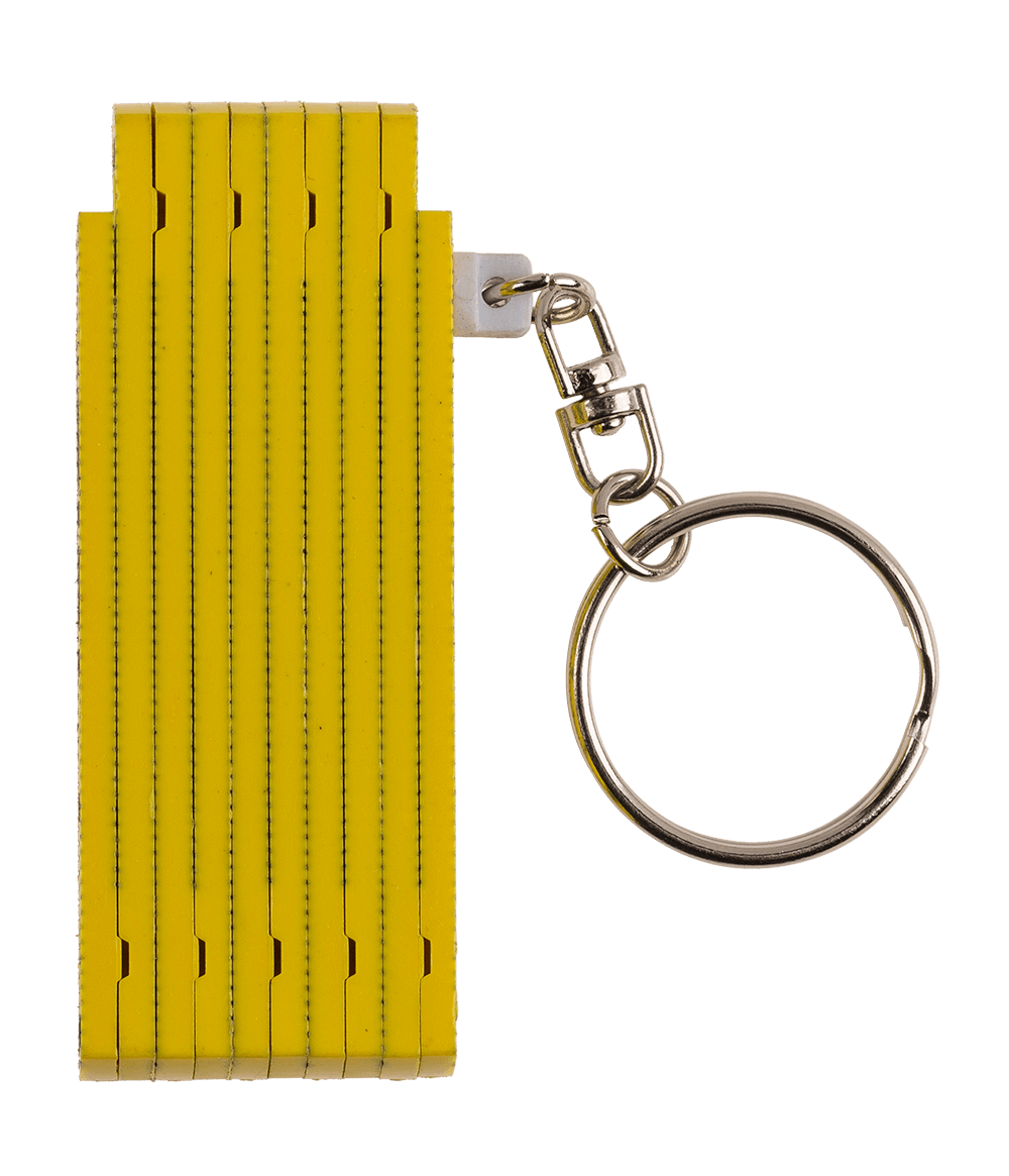 Porte-clés avec mètre pliant de 50 cm