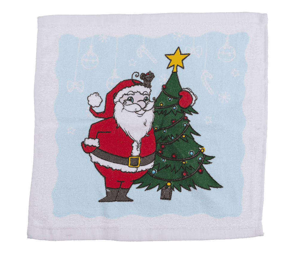 Serviette magique de Noël