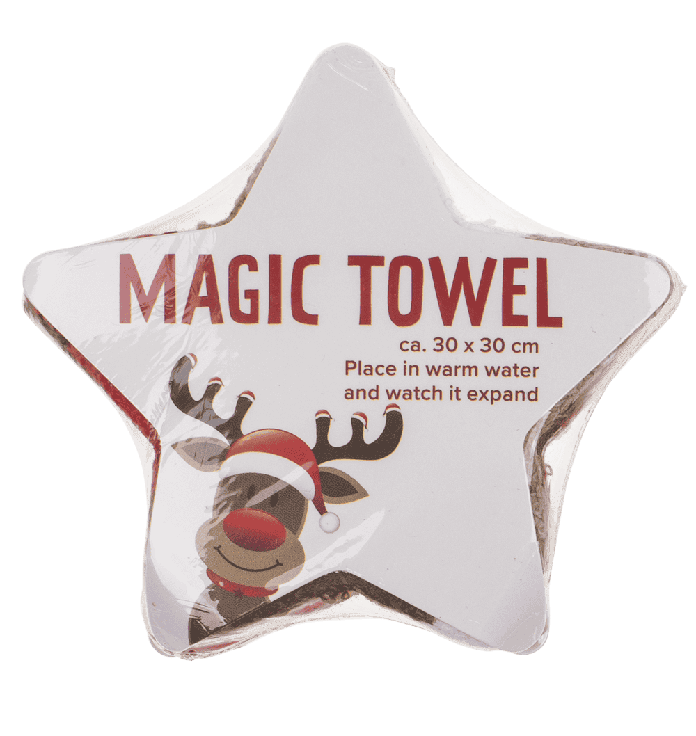 Serviette magique de Noël