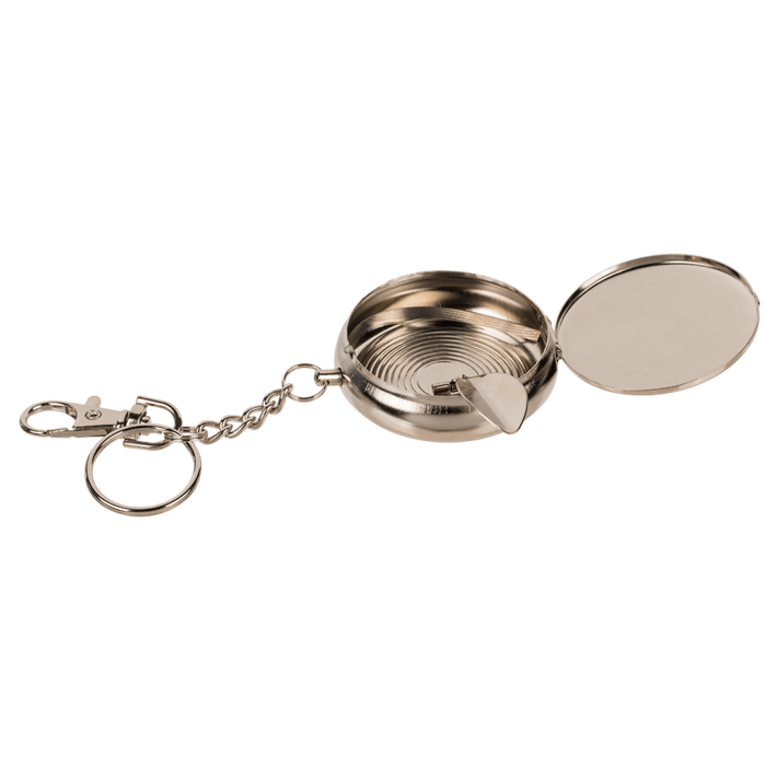 Metall Taschen Aschenbecher mit Schlüsselanhänger