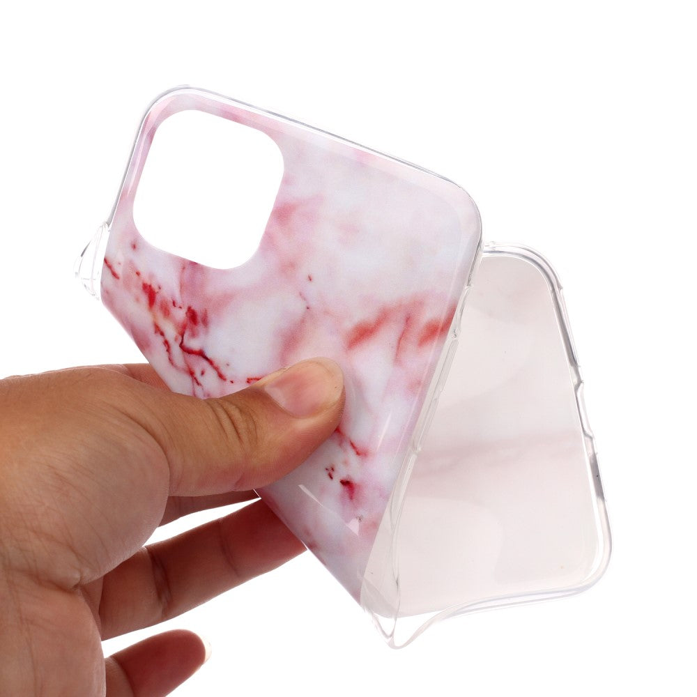 iPhone 11 Pro Max Soft Silicone Rubber Case brown Marble