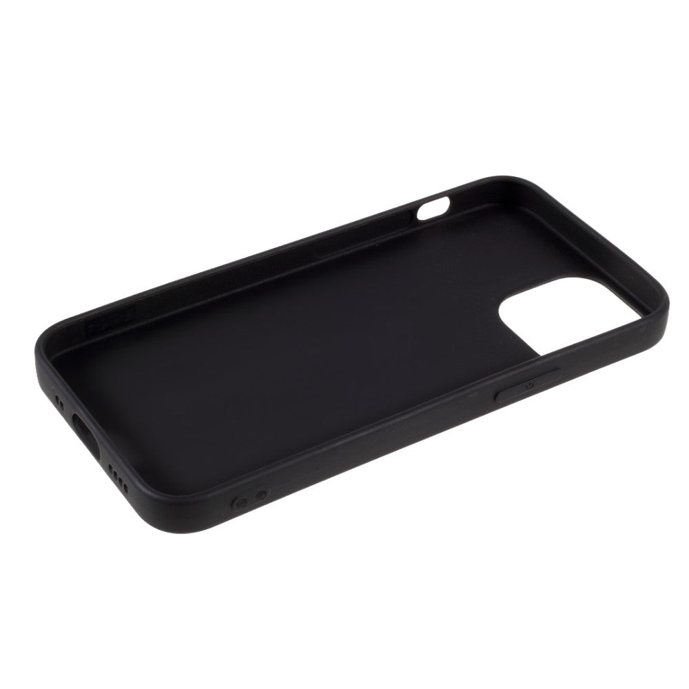 iPhone 13 Mini - Matte Silikon Gummi Hülle schwarz