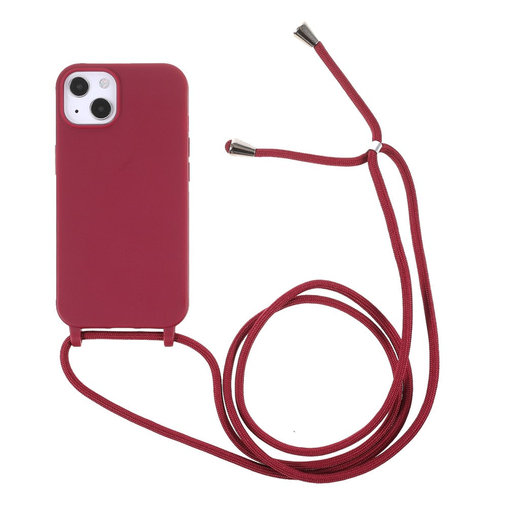 iPhone 11 Pro - Hülle mit Umhängeband rot