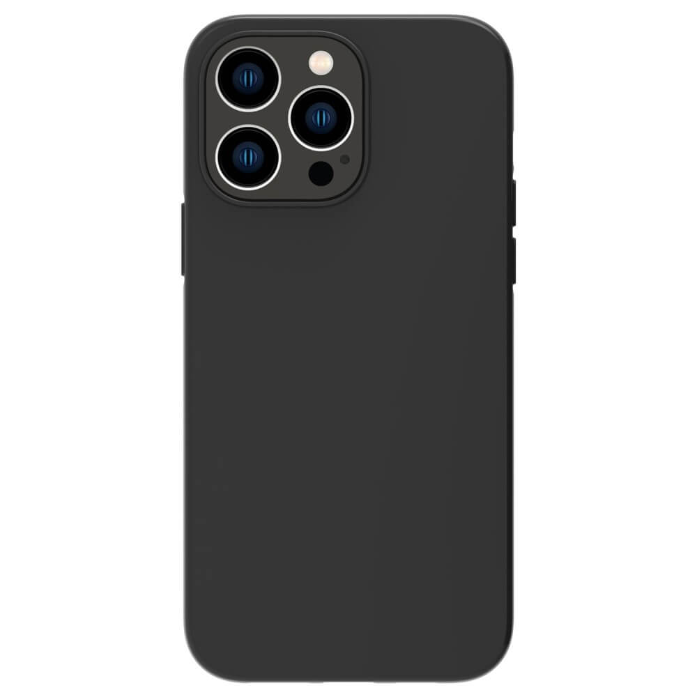 iPhone 14 Pro Max - Matte Silikon Hülle schwarz