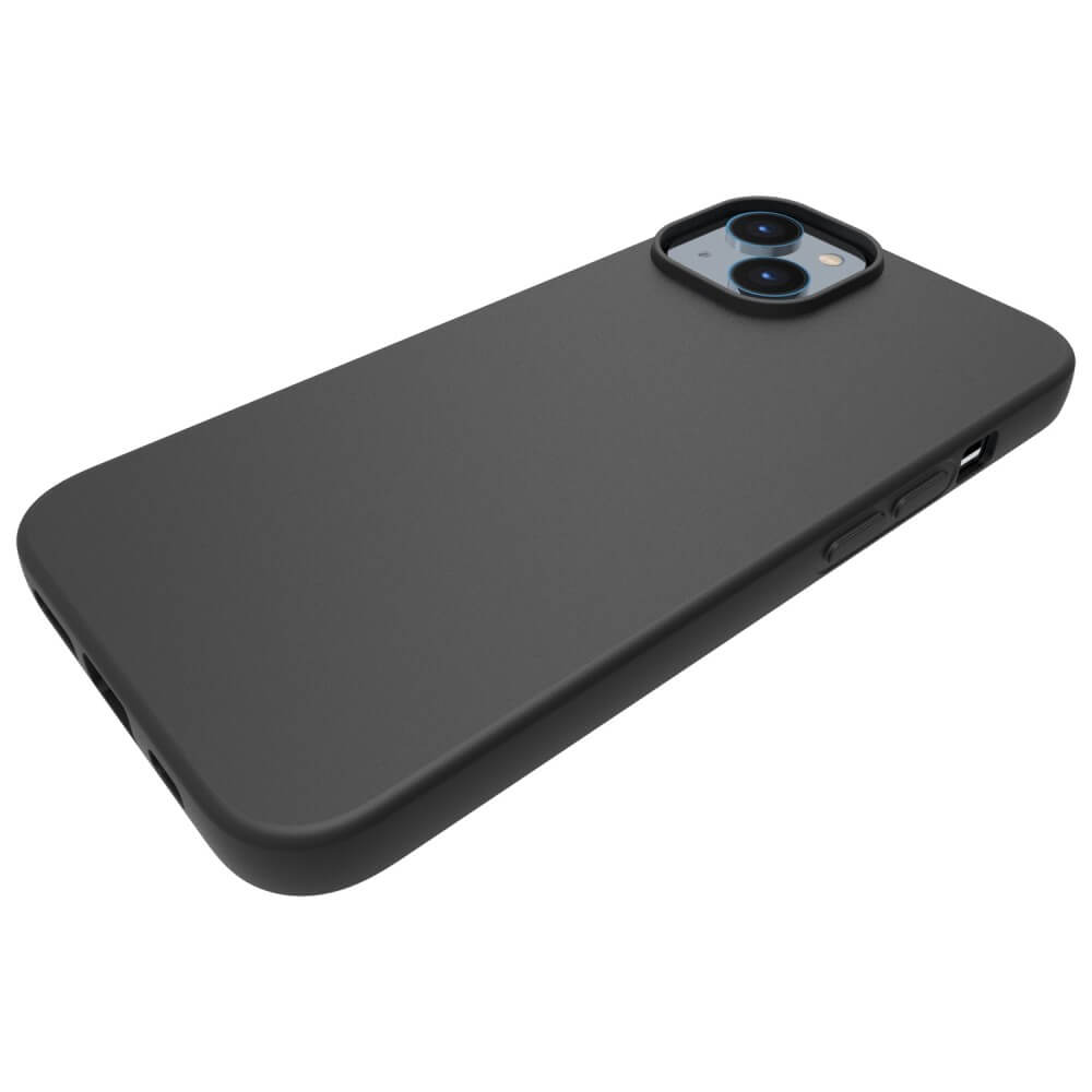 iPhone 14 - Matte Silikon Hülle schwarz