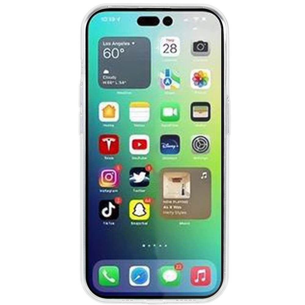 iPhone 14 Pro Max - Silikon Case Hülle transparent