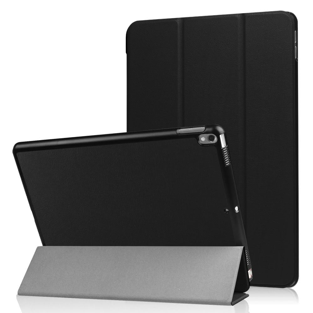 iPad 10.5 - Tri-fold Smart Leder Case schwarz