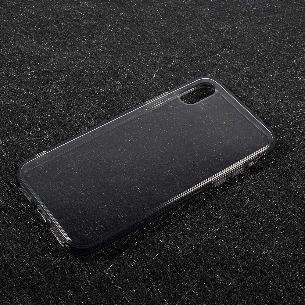 iPhone Xs / X - Silikon Gummi Case Hülle transparent