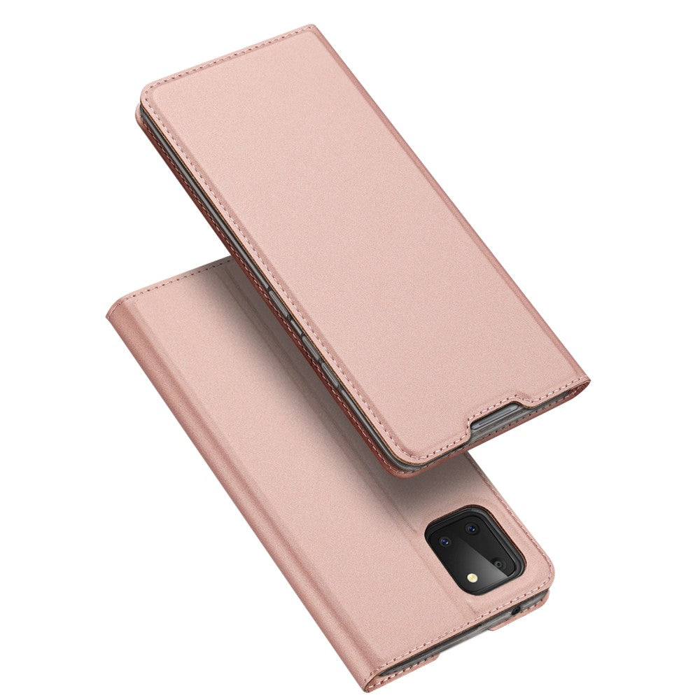 Galaxy Note 10 Lite - Dux Ducis Leder Flip Folio Case roségold
