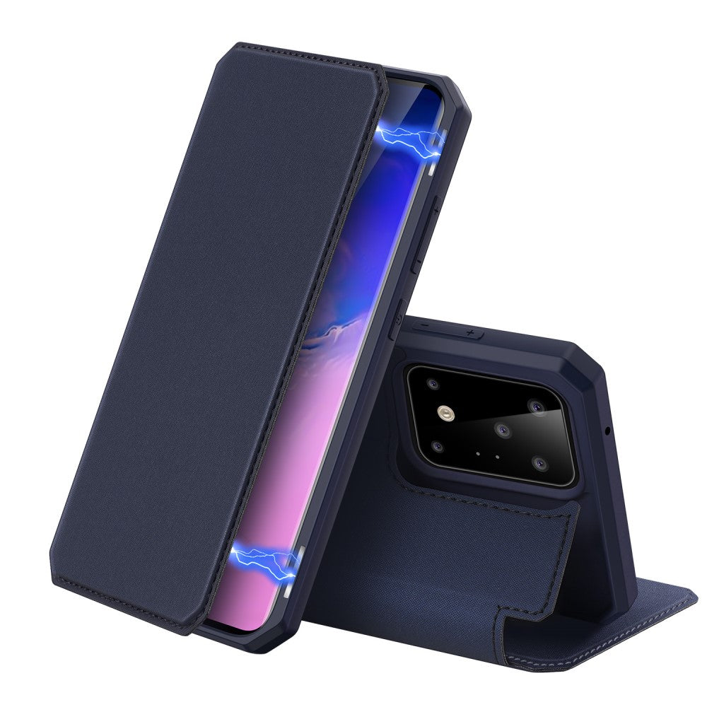 Galaxy S20 Ultra - Dux Ducis SKIN X Flip Case dunkelblau