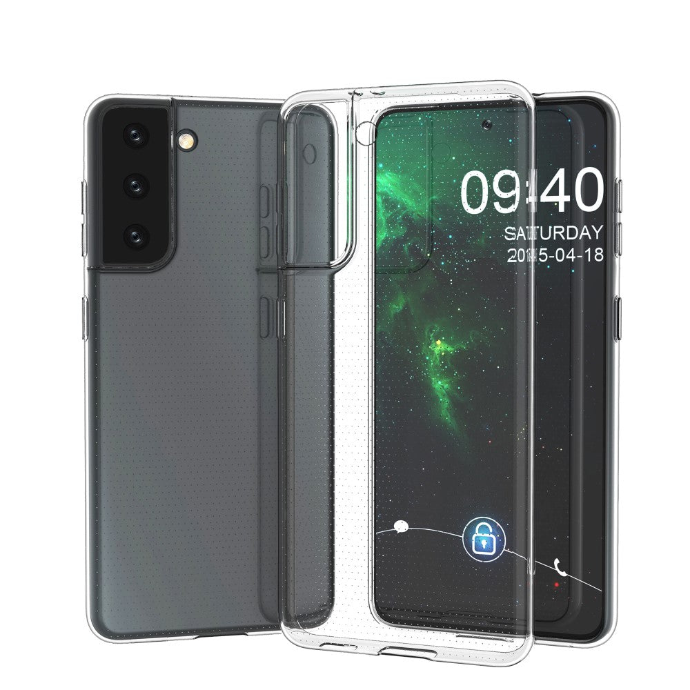 Galaxy S21 - Silikon Case Hülle transparent
