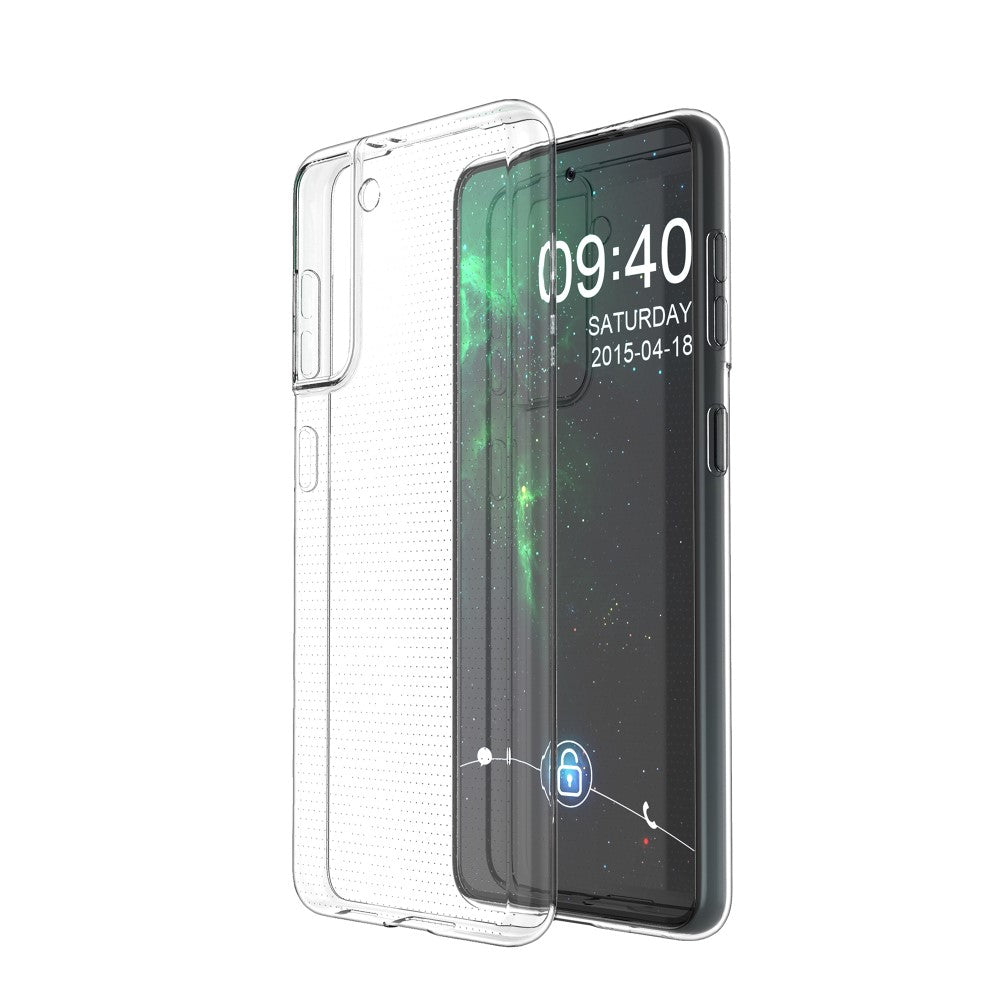 Galaxy S21 - Silikon Case Hülle transparent