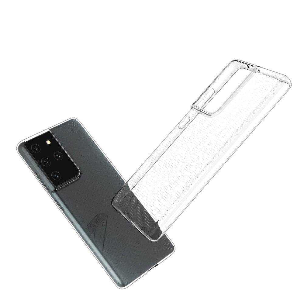 Galaxy S21 Ultra - Silikon Case Hülle transparent
