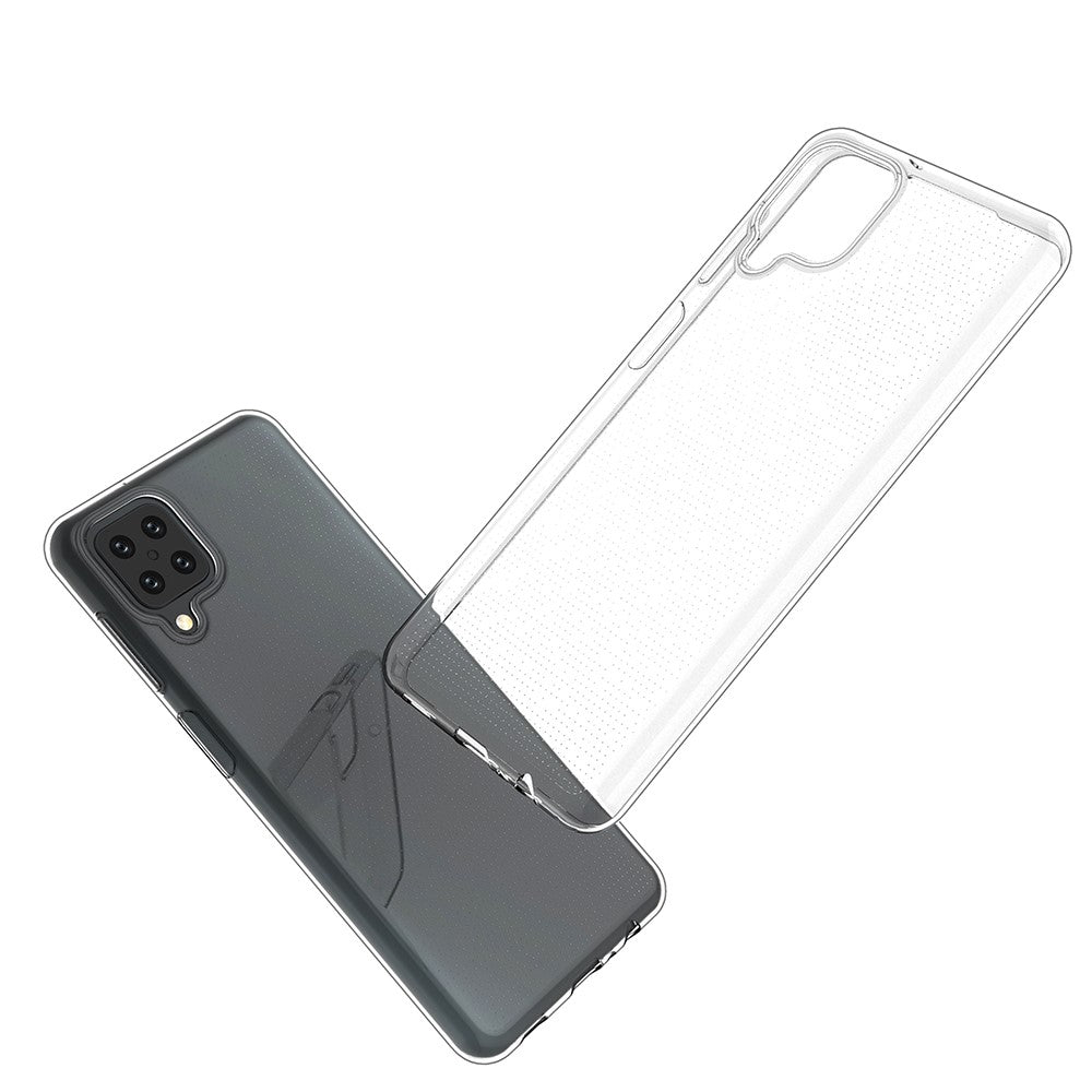 Galaxy A12 - Silikon Case Hülle transparent