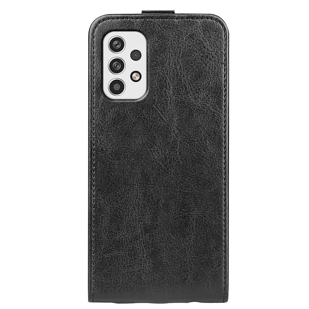 Galaxy A23 - Klassisches Flip Case vertikal schwarz