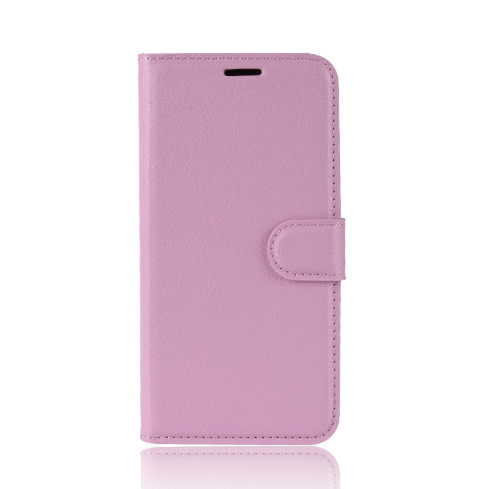 Sony Xperia 5 -  Leder Etui Hülle mit Kartenfächern rosa