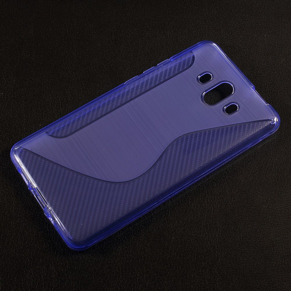 Huawei Mate 10 - S-Line Silikon Gummi Hülle Case violett