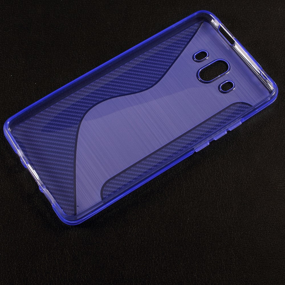 Huawei Mate 10 - S-Line Silikon Gummi Hülle Case violett