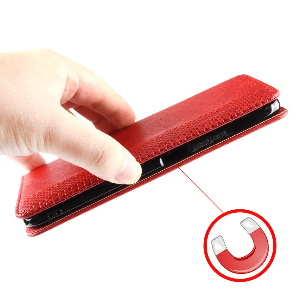 Xiaomi Redmi Note 8T - Vintage Flip Case rot