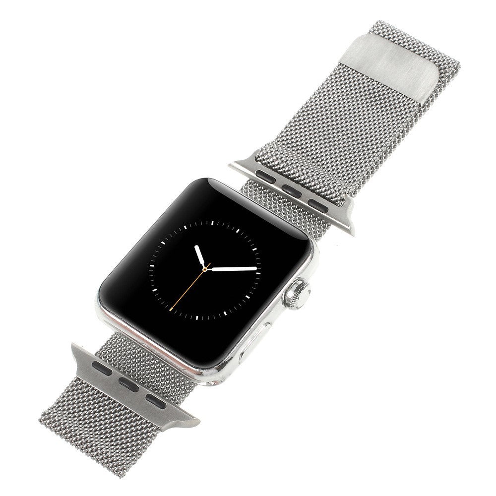 Apple Watch 38 / 40mm - Milanaise Edelstahl Armband silber