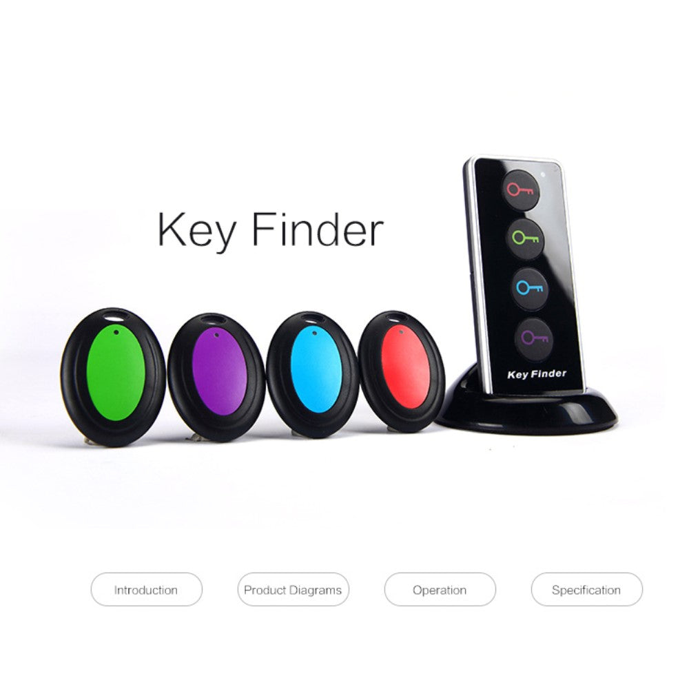 Schlüsselfinder Key Finder mit 4 Empfängern