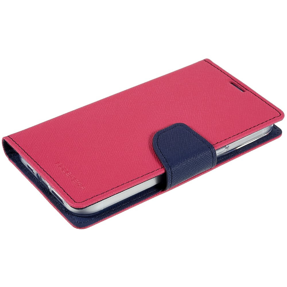 iPhone 14 Plus - Goospery Fancy Etui Hülle pink