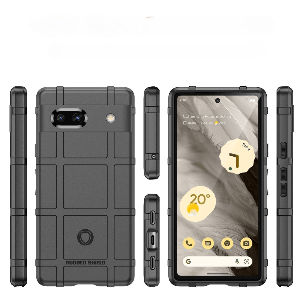 Google Pixel 7a - Backcase Shield schwarz